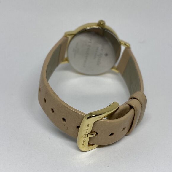 Kate Spade New York Metro 0073 Women Beige Leather Analog Dial Wrist Watch VK106 main image 10